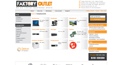 Desktop Screenshot of faktoryoutlet.com